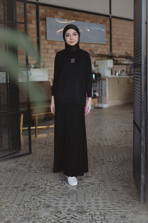 Sora Knit Set - Black 